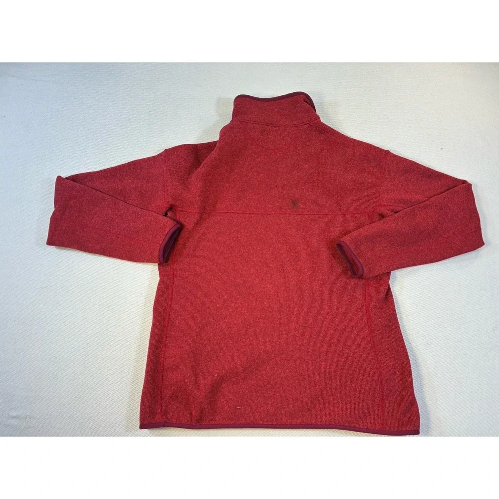 Patagonia Women's Better Sweater Marsupial‎ Snap-T Fleece Pullover Red Medium